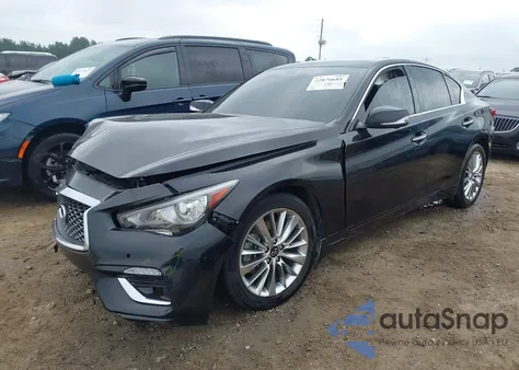 2021 Infiniti Q50 Luxe from USA, damaged, VIN JN1EV7BP8MM703440